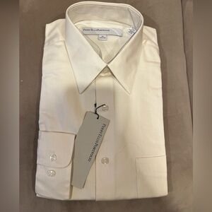 Perry Ellis Cream Dress Shirt
